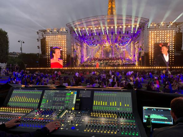 Bastille Day 2021: Concert de Paris Mixed with Lawo mc² Consoles